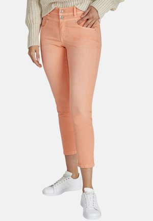 ORNELLA BUTTON - Slim fit jeans - orange