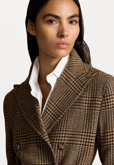 Polo Ralph Lauren PLAID WOOL TWILL TRENCH COAT - Palton clasic - brown/tan