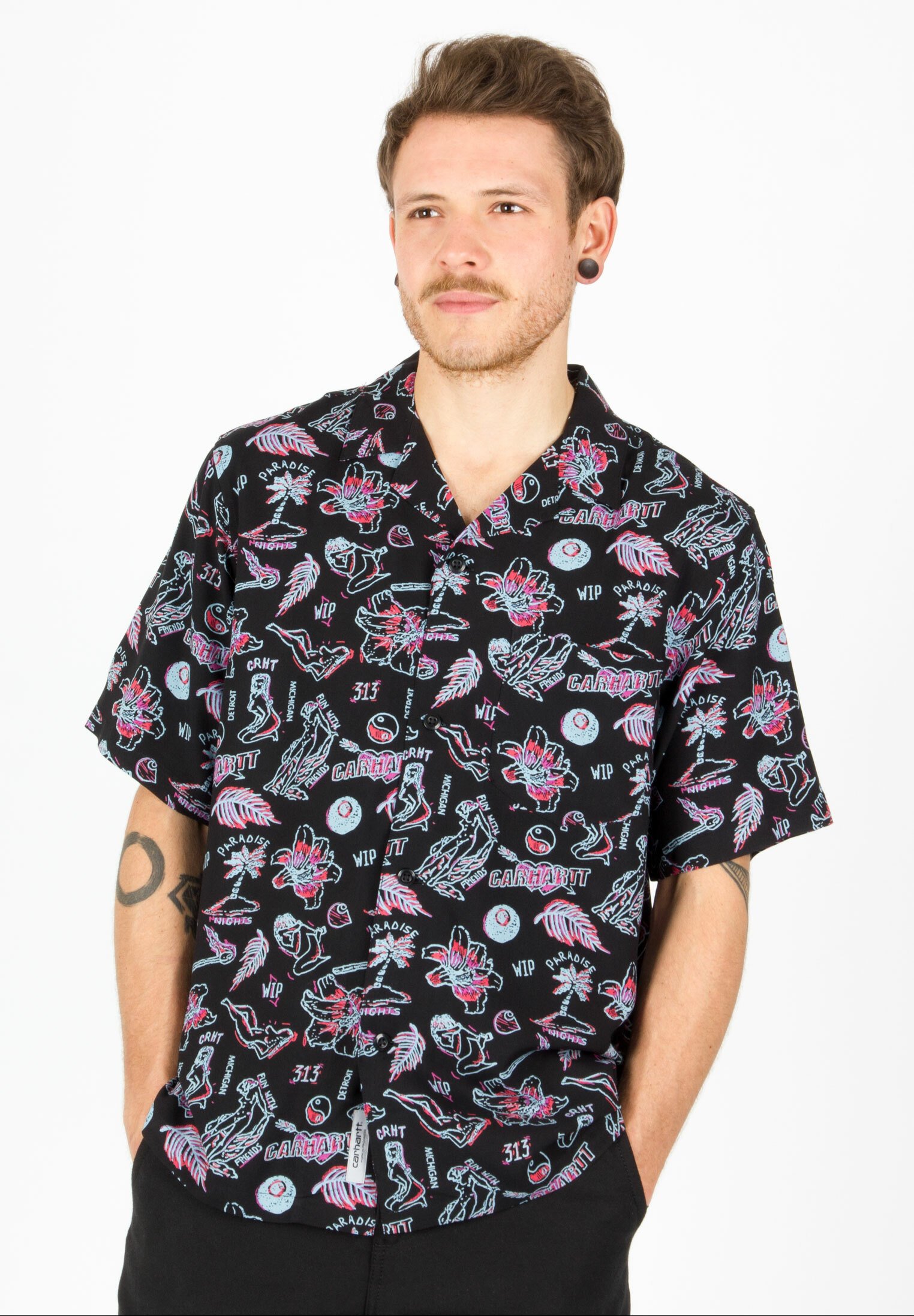 Carhartt WIP PARADISE - Shirt - blau 