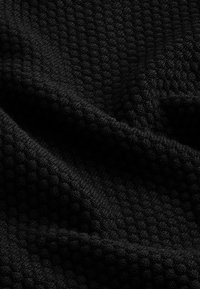 Next TEXTURED SHORT SLEEVE ZIP - Polo majica - black