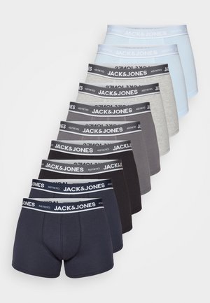 10 PACKS - Boxerbriefs - light grey melange/chambray blue/dark navy/iron gate/black