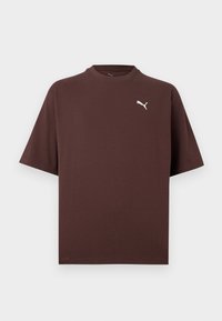 Βασικό μπλουζάκι - chocolate brown