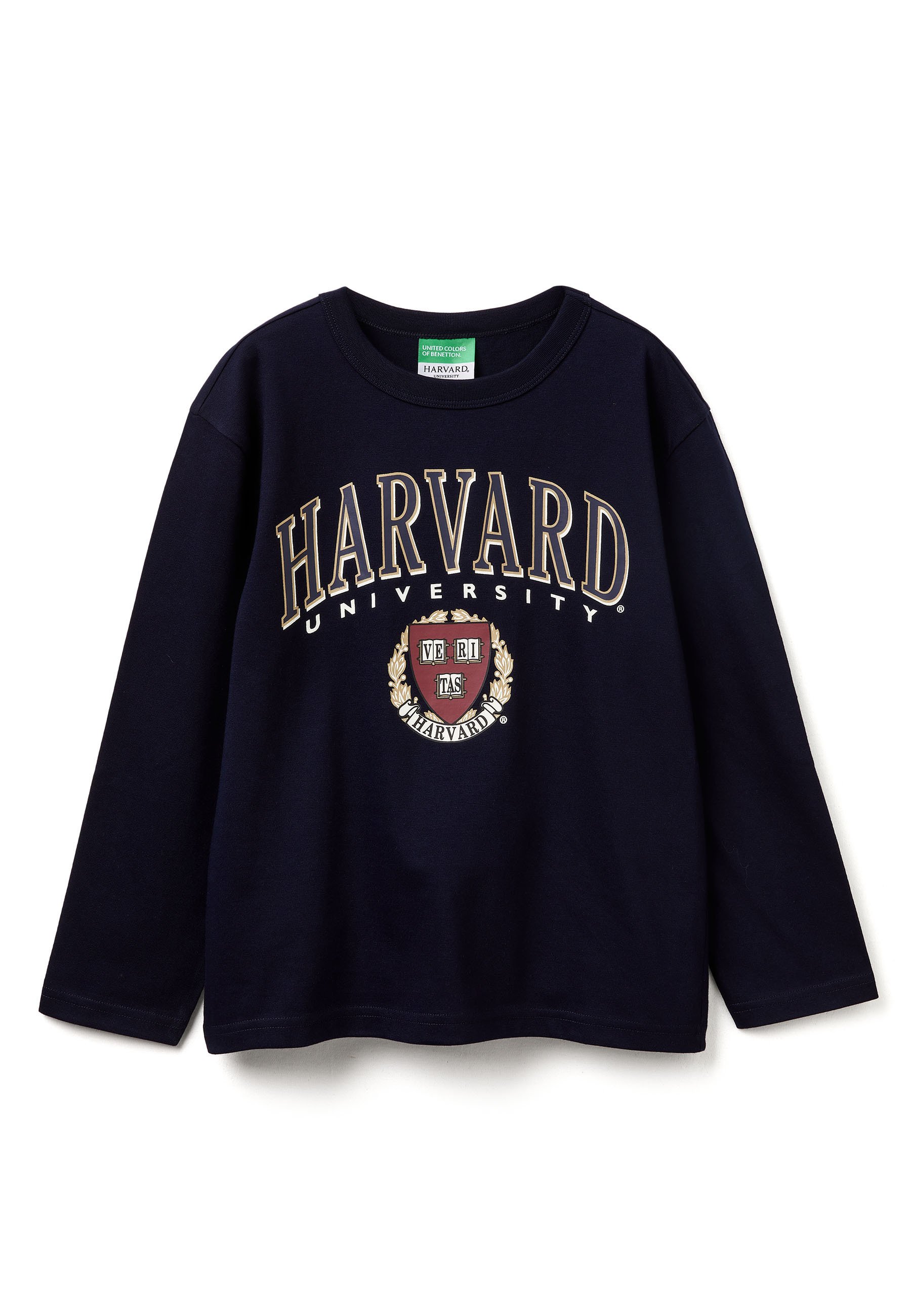 United Colors of Benetton CREW NECK HARVARD UNIVERSITY Long