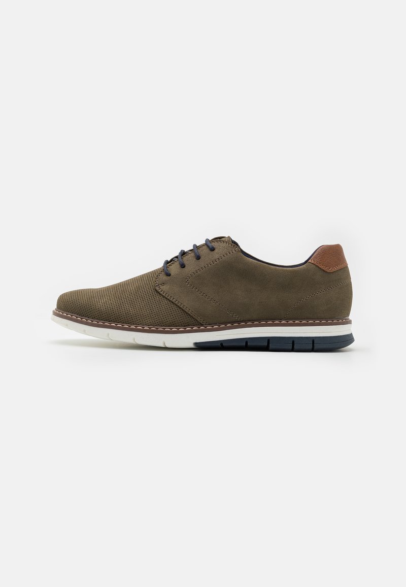 Pier One Zapatos de vestir con cordones - olive