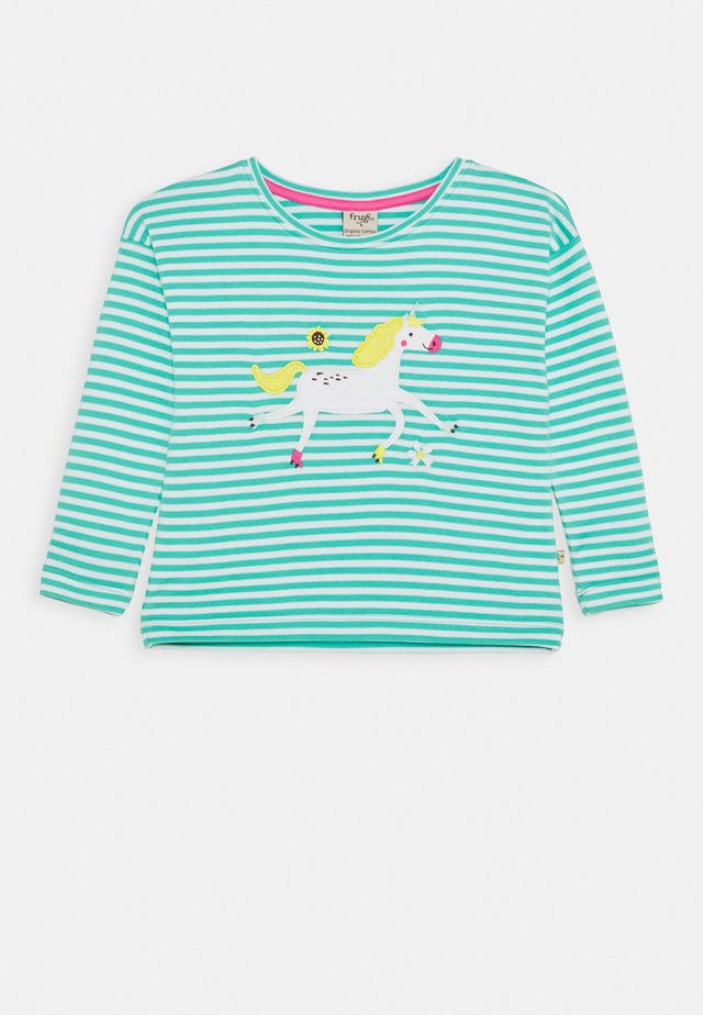 TORI APPLIQUE - Pitkähihainen paita - pacific aqua