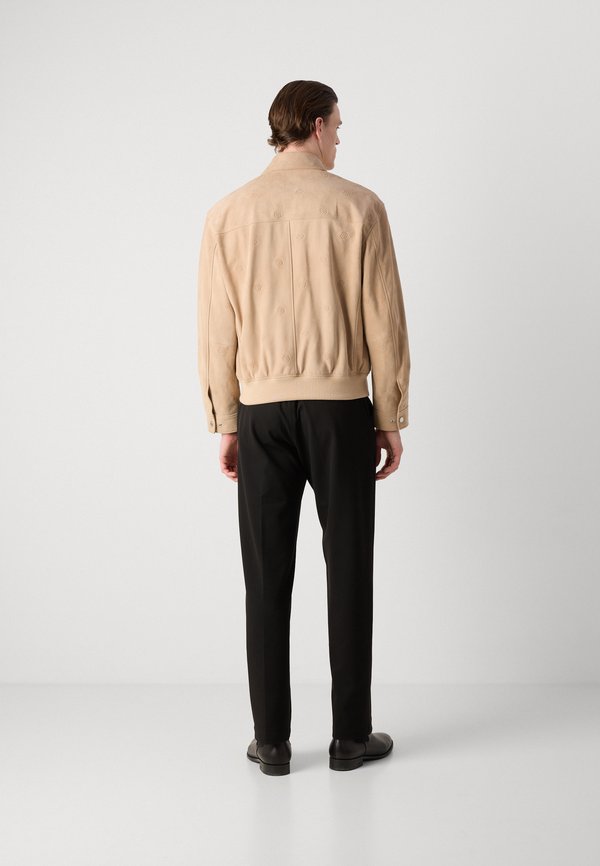 Leather jacket - light beige4