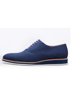 Finsbury RICHELIEU DAIM WILL - Chaussures à lacets - bleu marine
