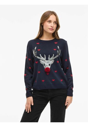WEIHNACHTS MISTEL - Džemper - navy blazer