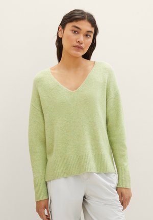 TOM TAILOR DENIM Jumper - dusty pear green melange