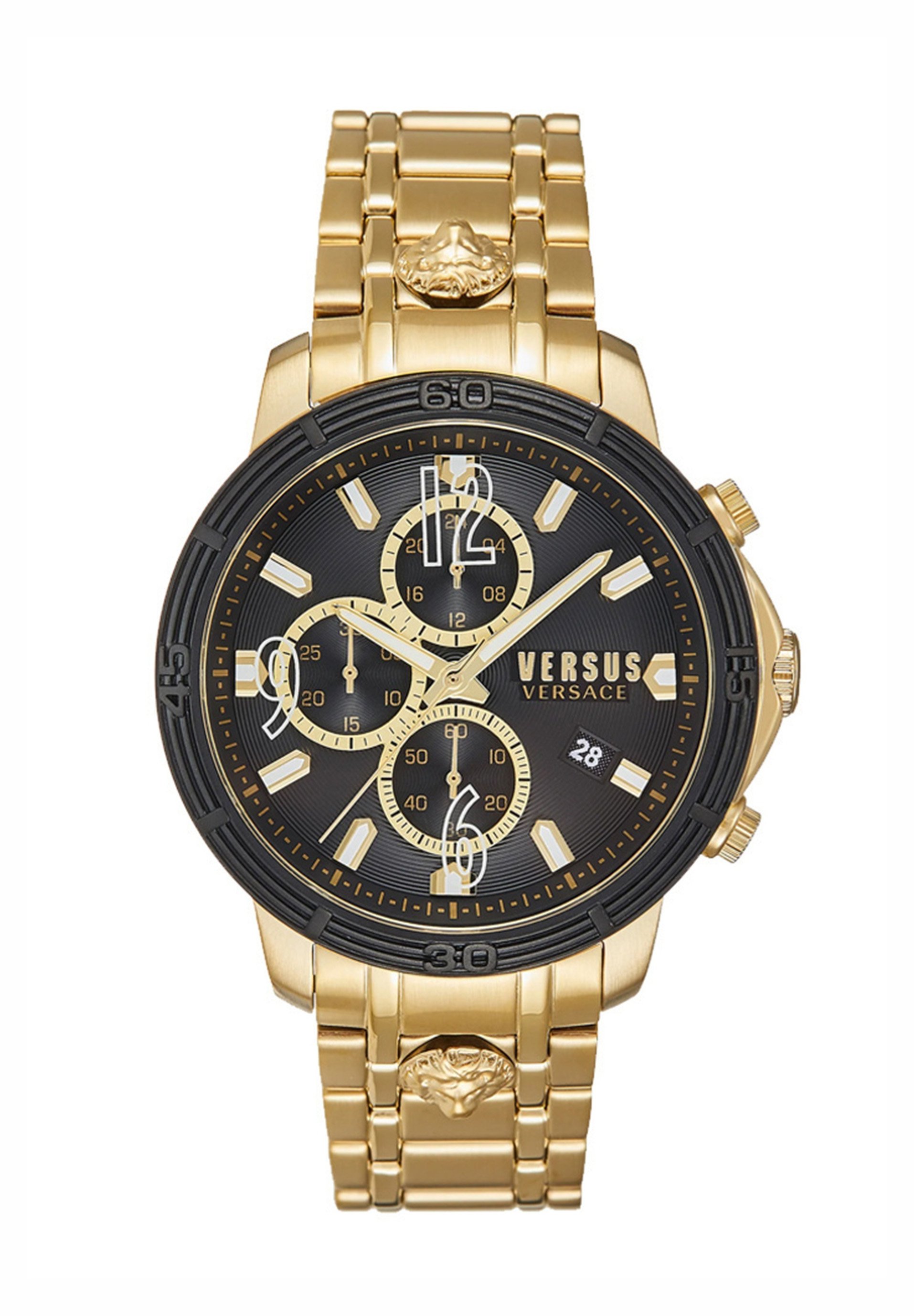 Versus Versace Chronograph watch - gold black/gold-coloured - Zalando