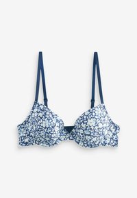 Next 2 PACK - Podprsenka s kosticemi - blue ditsy floral print white