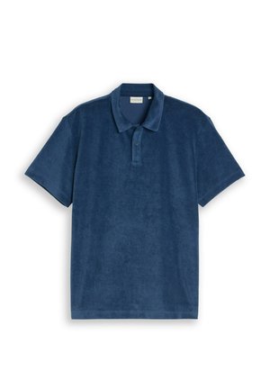 TOM TAILOR, TOWELING POLO - Polo - dark duck blue