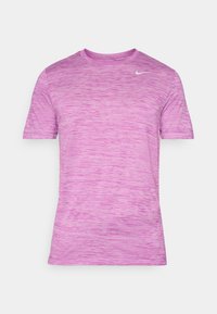 TEE NEW VENEER - Camiseta deportiva - bold berry/pure/matte silver-coloured