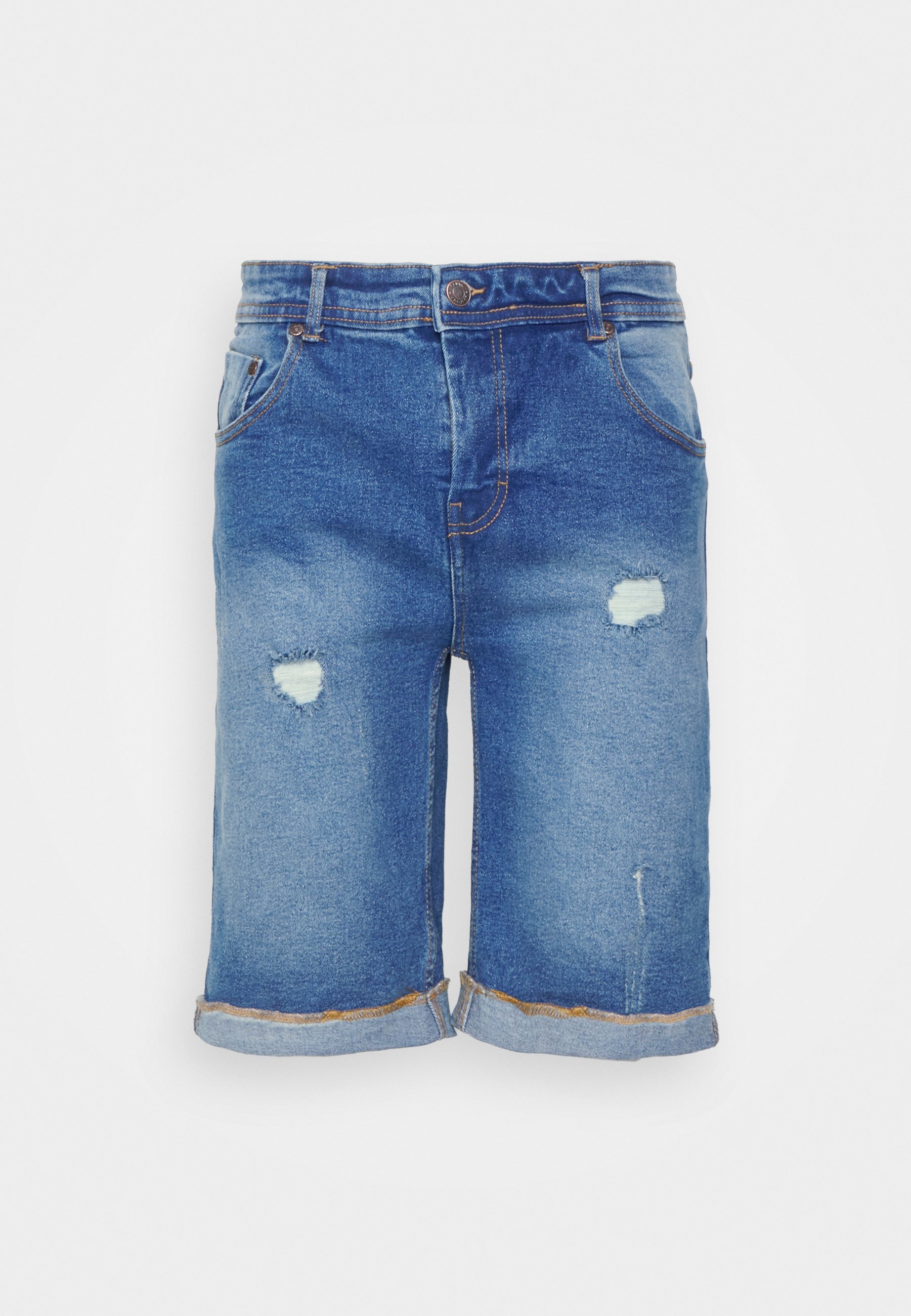 Denim Project LIGHT DESTROY - Jeansshort - sicily blue/blauw - Zalando.be