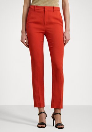 Stretch Cady Cropped Pant - Pantalon classique - bright vermillion
