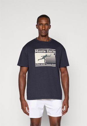 GYM OVERSIZED - Nyomott mintás póló - night sky