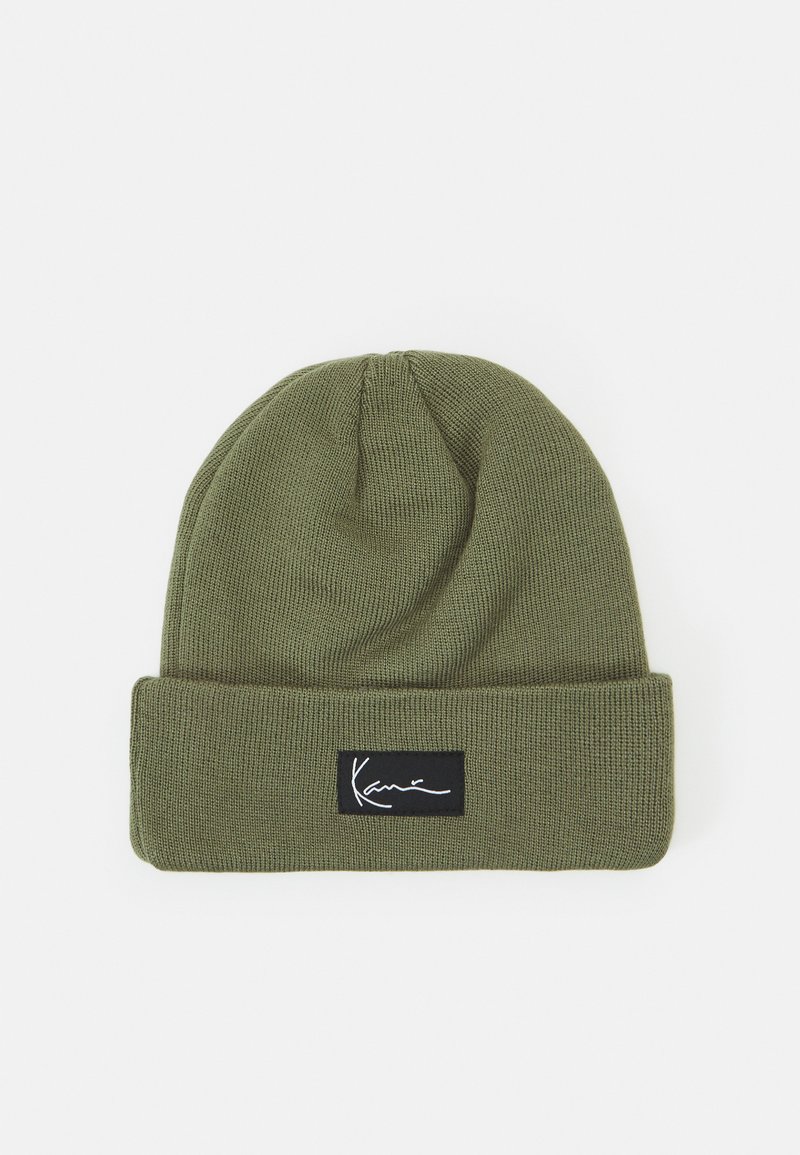Karl Kani SIGNATURE BEANIE UNISEX - Čiapka - olive