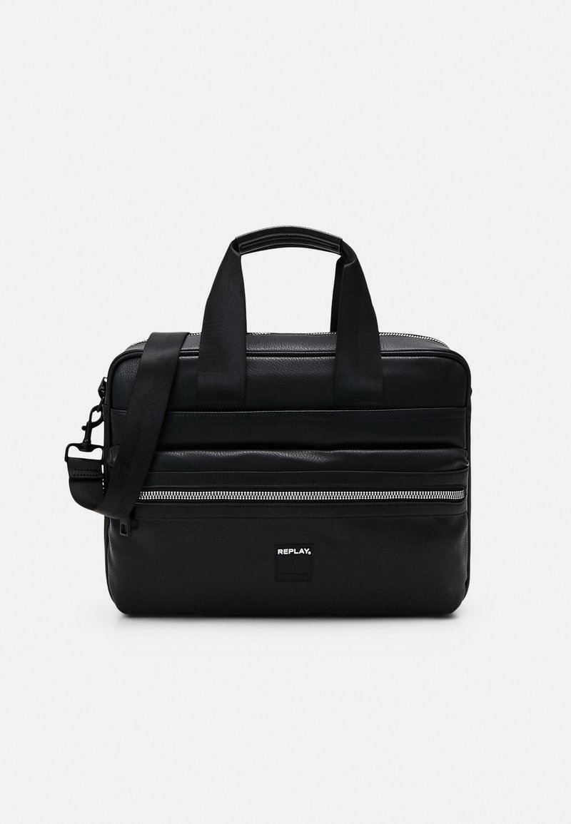 Replay LAPTOP BAG UNISEX Laptop bag black Zalando.ie