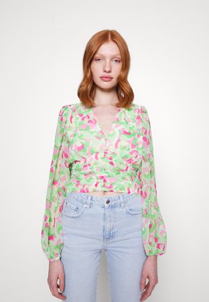 Gina Tricot MIA BLOUSE - Μπλούζα με μακριά μανίκια - flowerfield