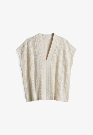 OPUS, LOOSE FIT CROCHET - Camicetta - natural glaze