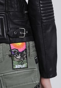 Goosecraft Leren jas - black