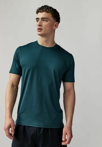 Next - ACTIVE TEXTURED STANDARD - T-shirts basic - teal Miniaturebillede 1