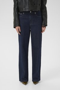 Gestuz SUMMER WIDE - Wide Leg - unwashed denim