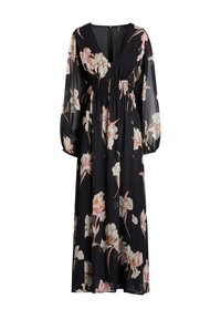 PALMETO - Rochie maxi - var fondo nero