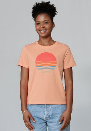 watapparel ABSTRACT - T-shirt imprimé - fraiche peche