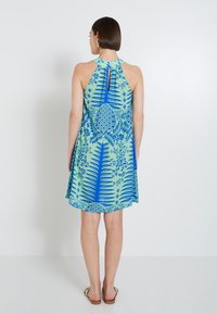 Grain de Malice SUSPENDUE IMPRIMÉE - Robe de jour - bleu vert