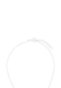 Pulsera de cadena de plata con un cierre de langosta y un eslabón ajustable. Diseño de cadena delicada con eslabones finos y un acabado pulido.