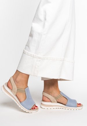 TAMPA  - Sandales compensées - blau
