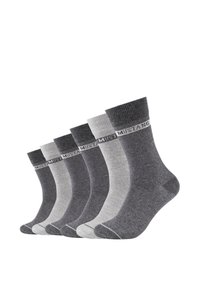 6 PACK - Socken - dark grey mix