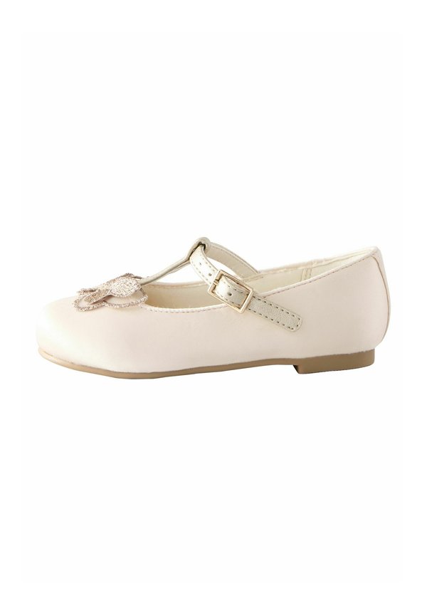 REGULAR FIT - Riemchenballerina - ivory