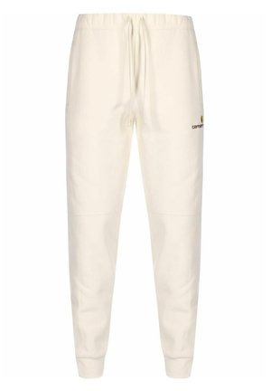 AMERICAN SCRIPT PANT - Pantalones deportivos - natural