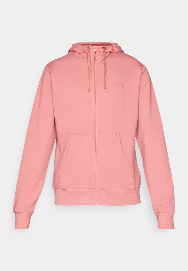 Kari Traa Sweater met rits koraalrood Kari Traa Sweater met rits koraalrood