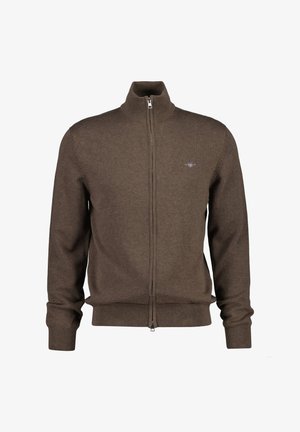 GANT, Vest - dk hazelnut melange