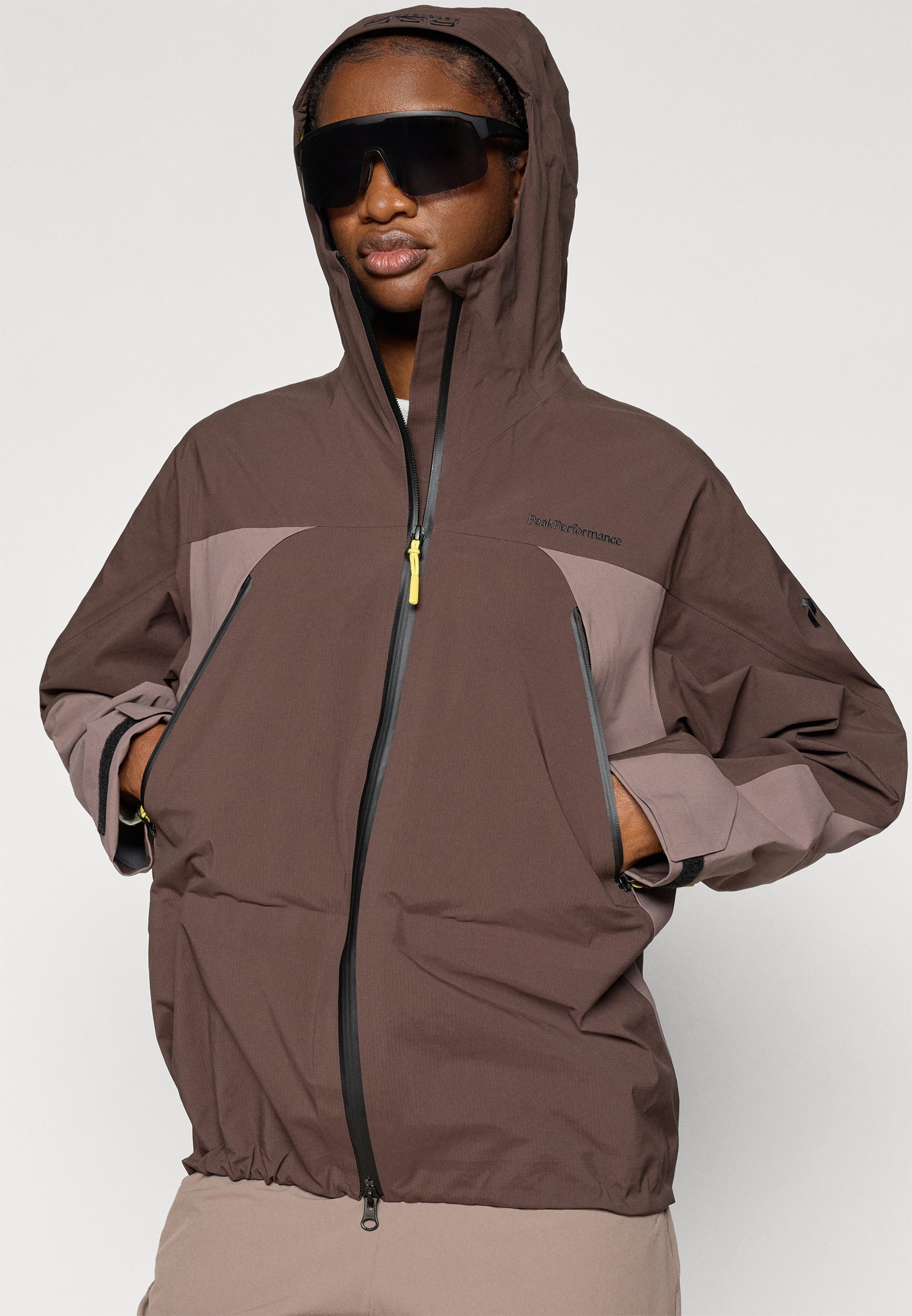 Peak Performance RIDGE ACE JACKET - Hardshell jacket - cliff edge