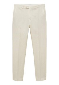 Mango AMALFIC - Tygbyxor - off-white
