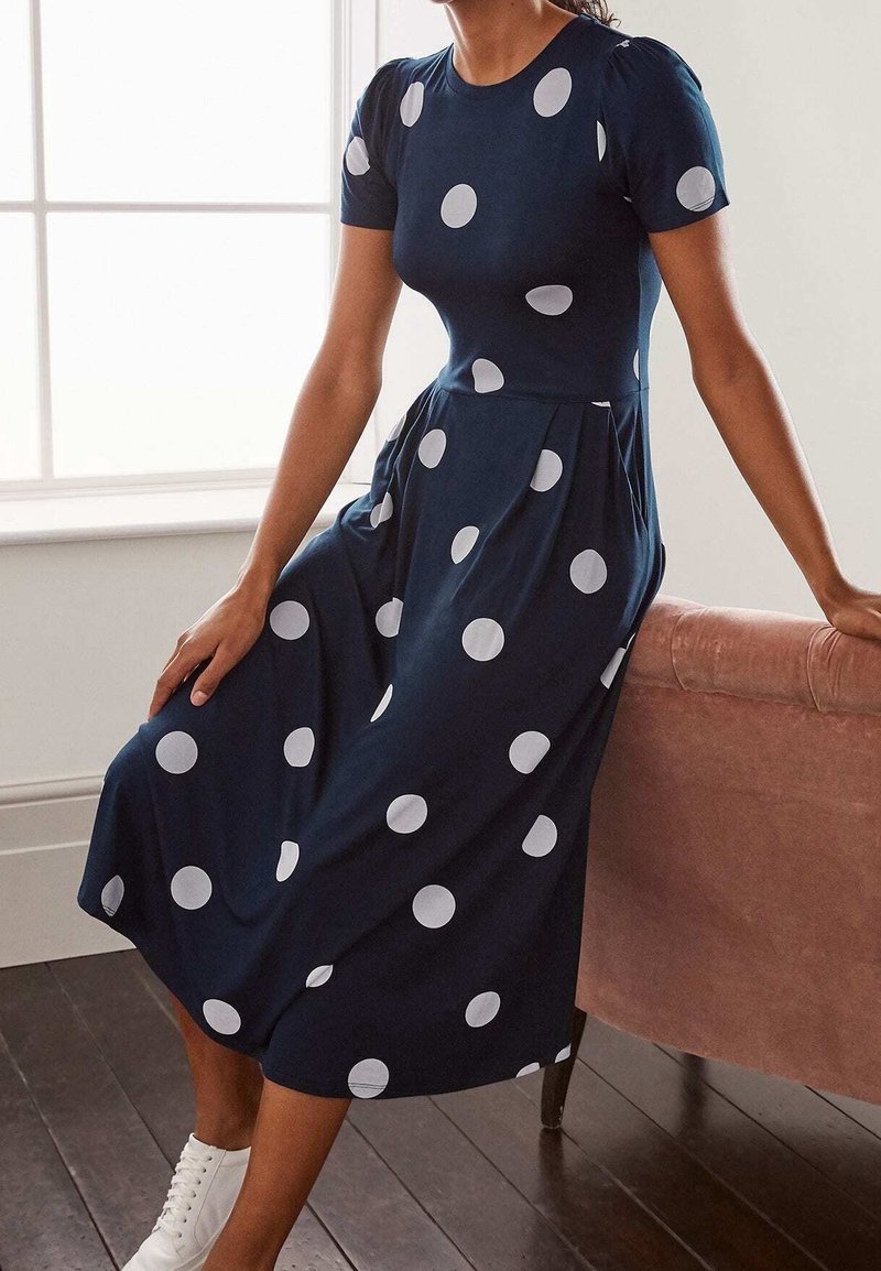 Boden Jersey dress - blue - (Pre-owned) - Zalando.ie