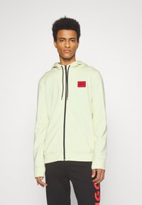 HUGO DAPLE - Camisola com fecho - light/pastel yellow