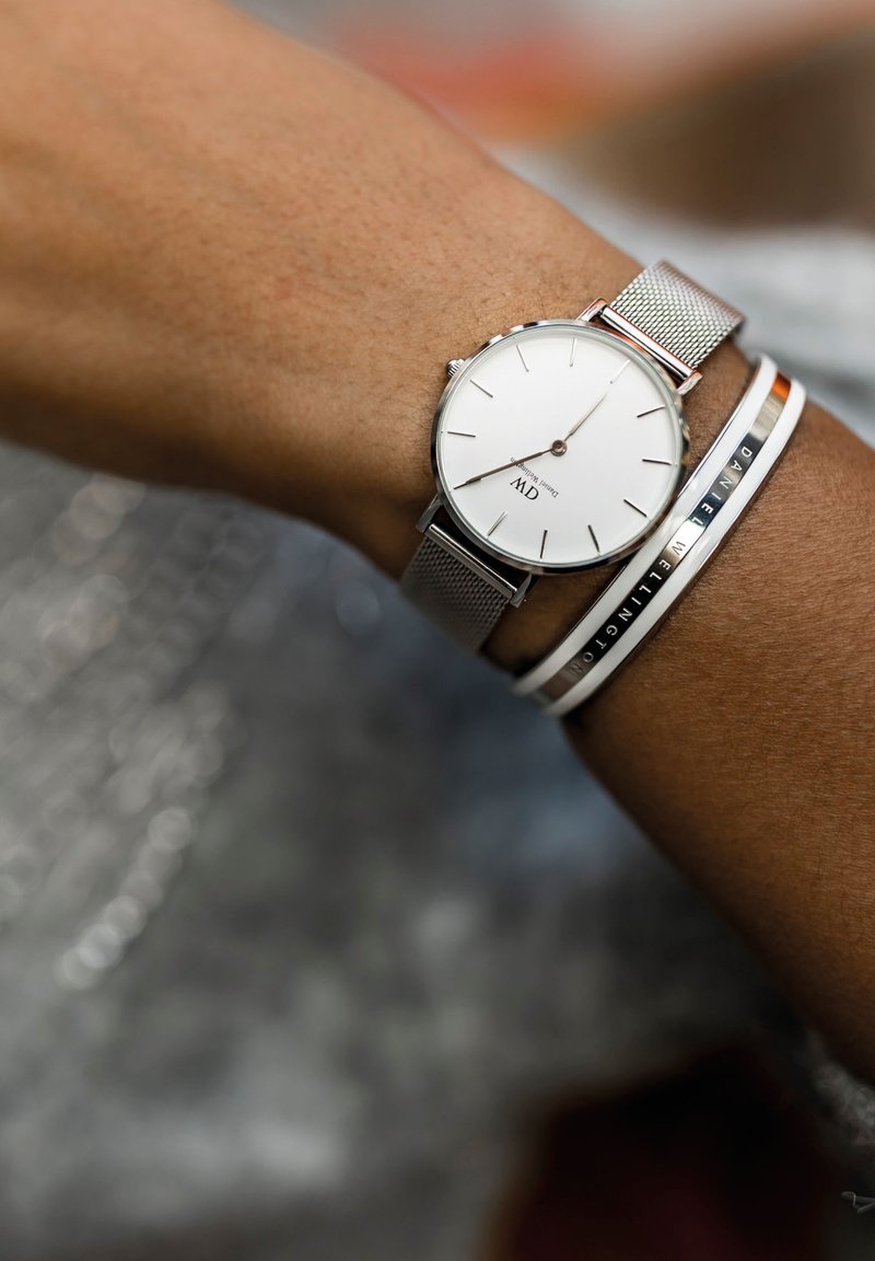 Daniel Wellington - Classic Bracelet – Size Medium - Zapestnica - silver-coloured, Povečajte