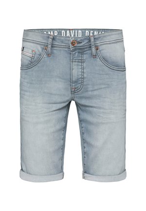 Camp David REGULAR FIT - Denim shorts - grey blue jogg