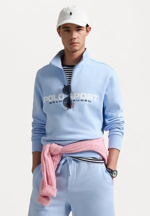 POLO SPORT FLEECE SWEATSHIRT  - Sweatshirt - bluebell/white