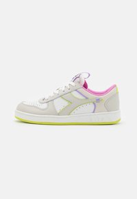 Diadora MAGIC BASKET LABEL  - Sneakers basse - white/daiquiri green