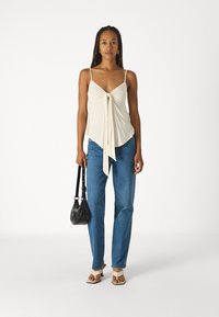 Gina Tricot TIE SINGLET - Top - eggnog