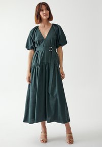 WILLA - FLUTE  - Day dress - emerald Thumbnail Image 1