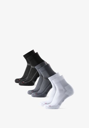 Danish Endurance DISTANCE RUNNING 3 PACK - Calze sportive - multicolour black grey white