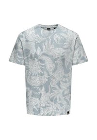 Only & Sons 2ER-PACK RUNDHALS KURZARM - Print T-shirt - grün
