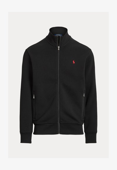 Polo Ralph Lauren DOUBLE KNIT TRACK JACKET - Felpa con zip - black